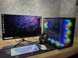 RX 580 2048SP Ekran Kartlı i5-7500 Oyun Bilgisayarı – 27 İnç Monitör Sette – fotoğraf 1