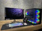RX 580 2048SP Ekran Kartlı i5-7500 Oyun Bilgisayarı – 27 İnç Monitör Sette – fotoğraf 6
