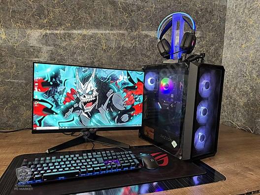 Intel Core i7-9700 + RX 5700 XT Full Set Oyun Bilgisayarı – Asus TUF 25" 180Hz Monitörlü