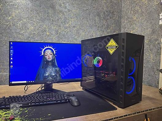 Intel Core i5-9400F + RX 5700 8 GB Sıfır Gaming Full Set | Asus TUF 25" 180Hz Dahil