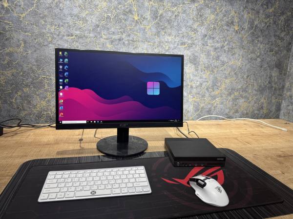 TechnoPC Mini PC + Acer 22" 75Hz Full Set (Sıfır, i3-1215U, 8GB, 256GB SSD)