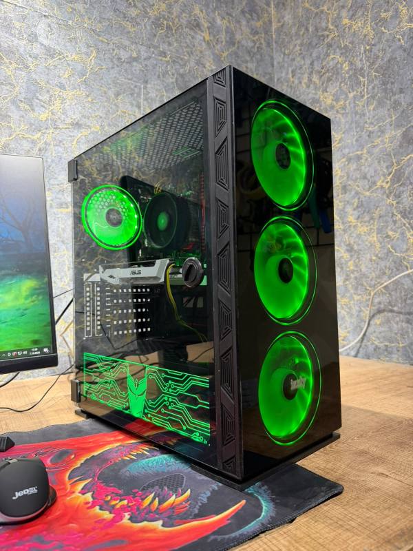 Ryzen 5 1500X, GTX 1060 3GB, 16GB RAM – 24" 180Hz Monitör Dahil Gaming Set