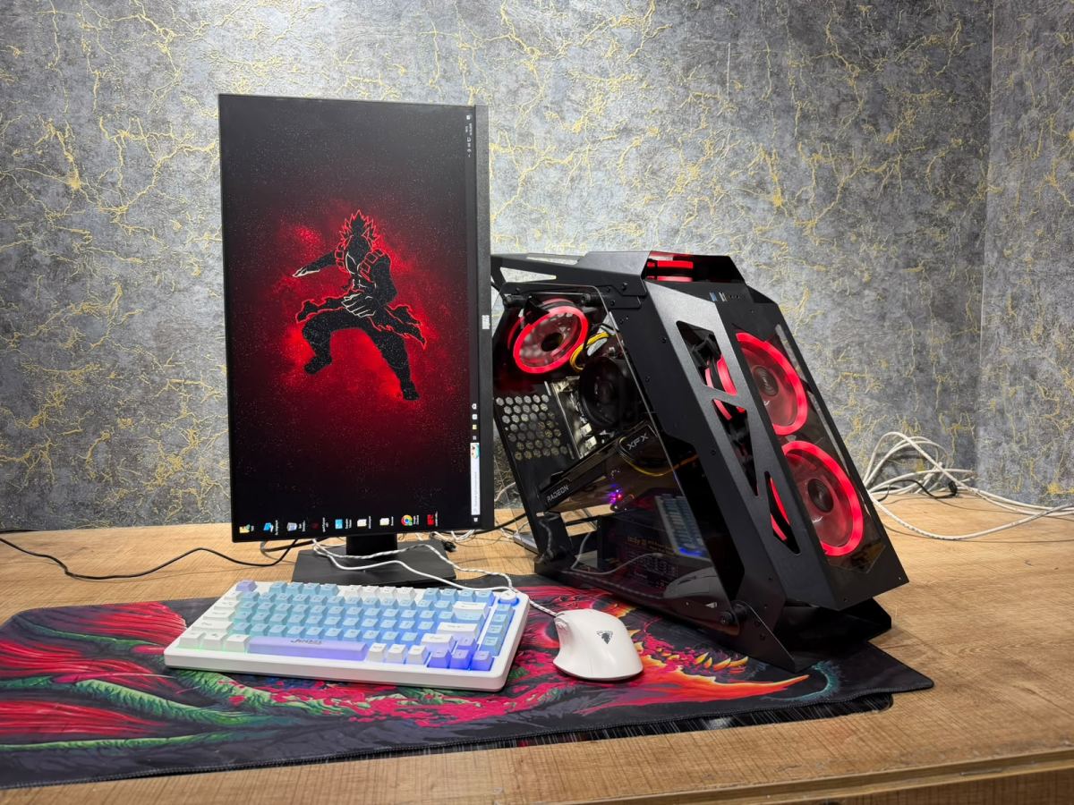 Ryzen 5 5500 + RX 7600 Gaming PC – 25 inç 200Hz IPS Monitörlü Tam Set